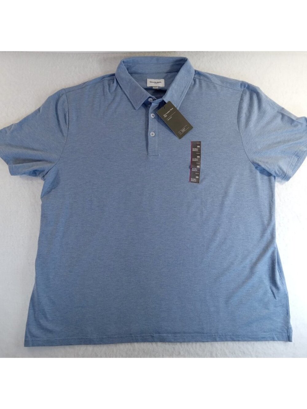 Goodfellow & Co Mens XXL Blue Polo Shirt The Comfort Wear Collection